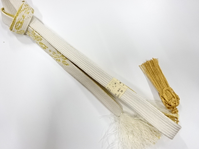 未使用品　正絹　手組帯締め